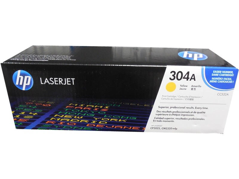 HP CC532 YELLOW-HP 304A