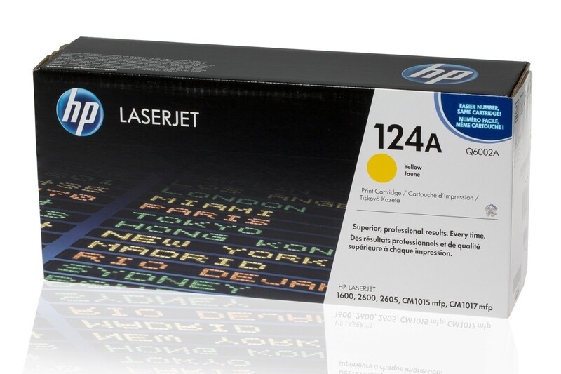 HP Q6002A YELLOW- HP 124A