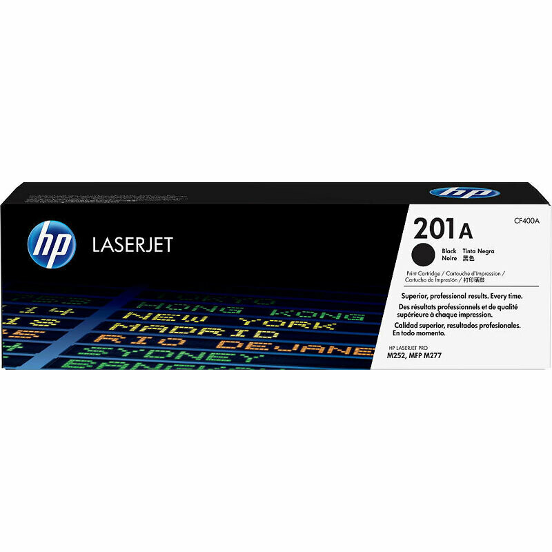 HP CF400A Black Toner-HP 201A ( HP Laserjet Pro M252, MFP M277)