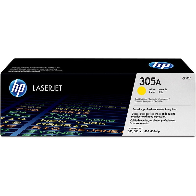 HP CE412A YELLOW-HP 305A