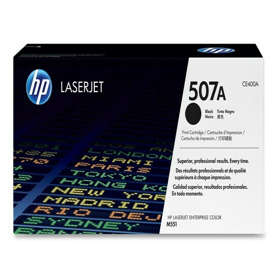 HP CE400A Black Toner-HP 507A