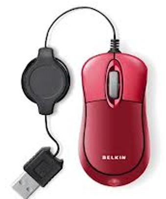 Belkin mini USB retractable mouse