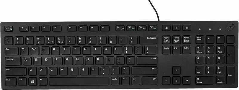 Dell Wired Keyboard - Black KB216