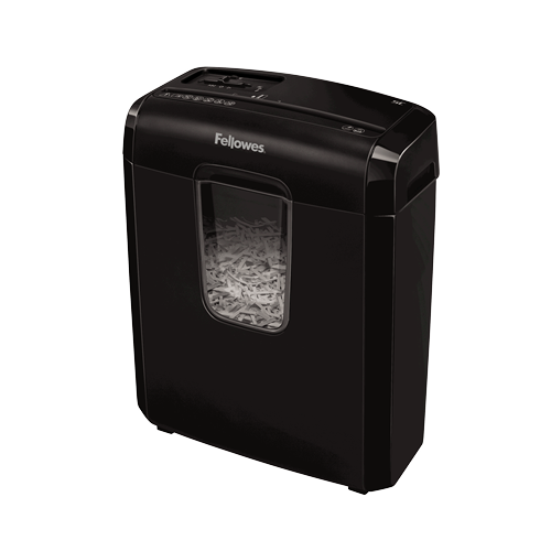 Fellowes Powershred 6C Cross Cut Shredder - Black