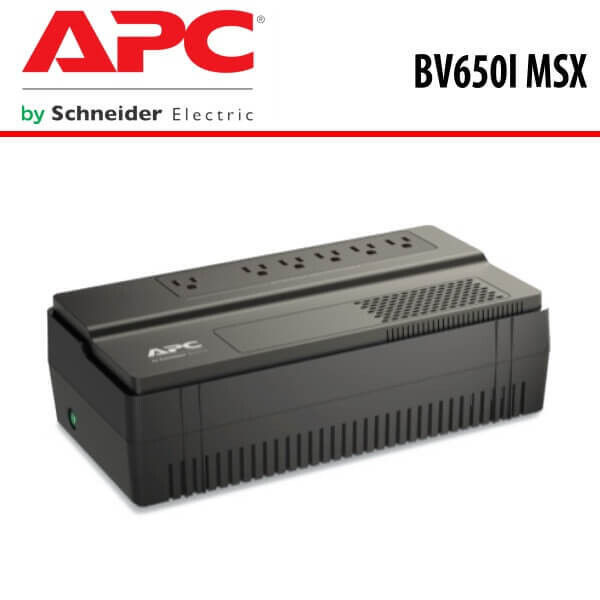 APC Back Easy UPS 230V AVR Universal Outlet BV 650VA