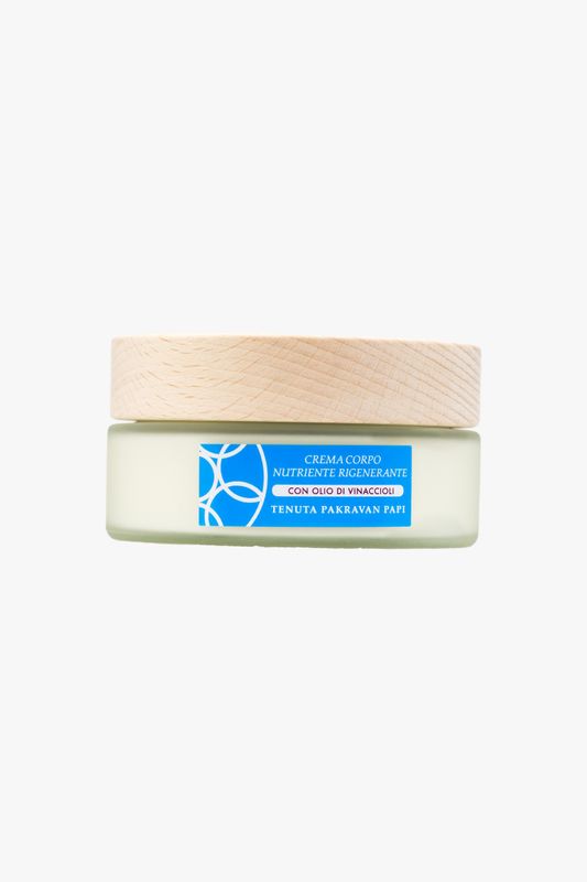 Body cream with grape seed oil