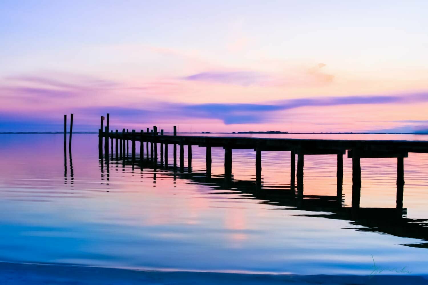 serenity ~ sunset photography art multi-size wall decor print