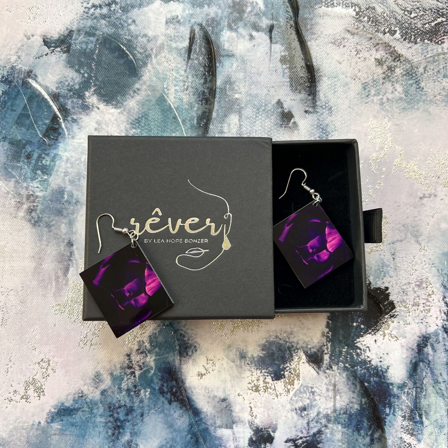 visceral  ~ dangling earrings
