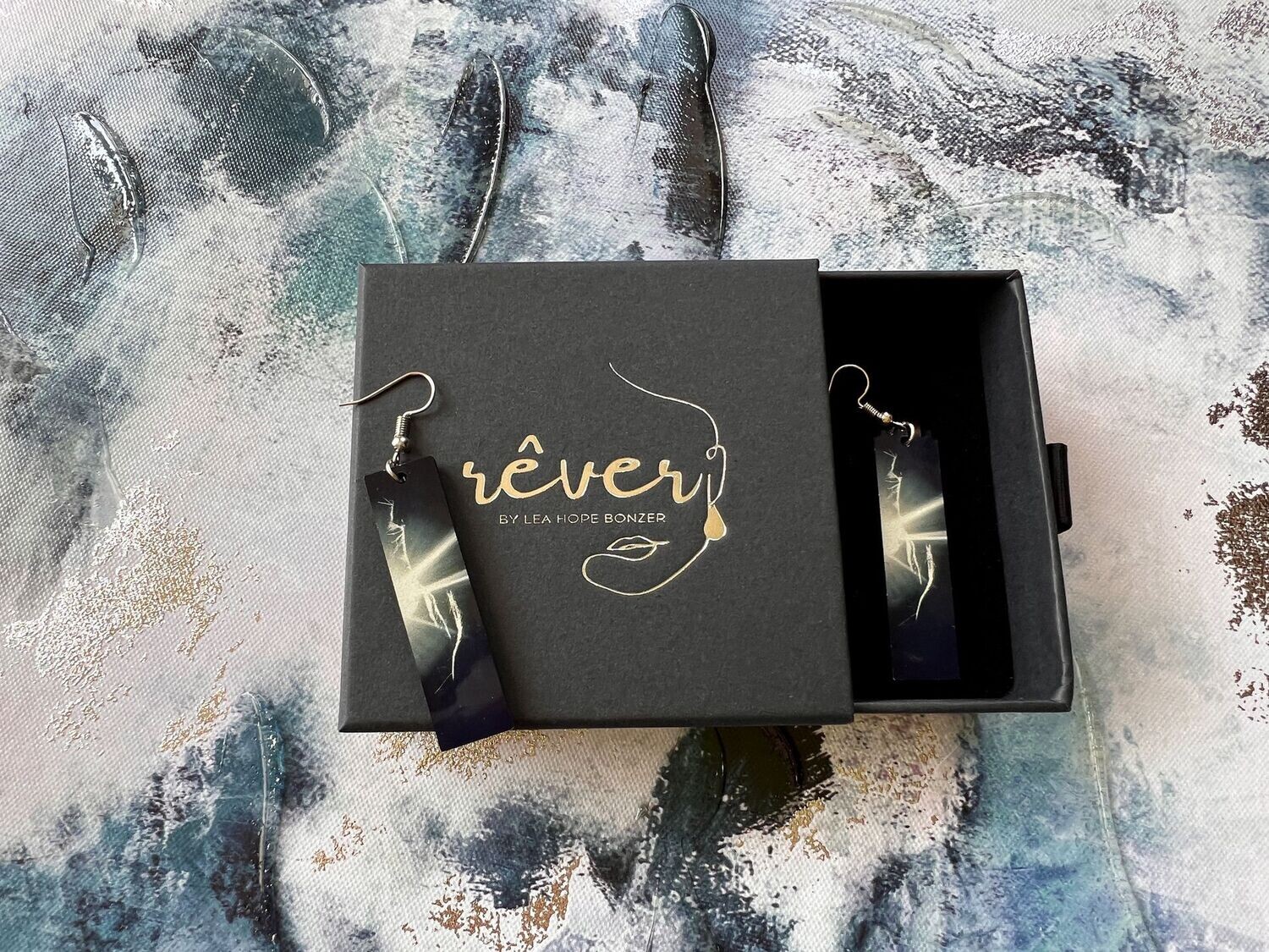 stallion flickers  ~ dangling earrings