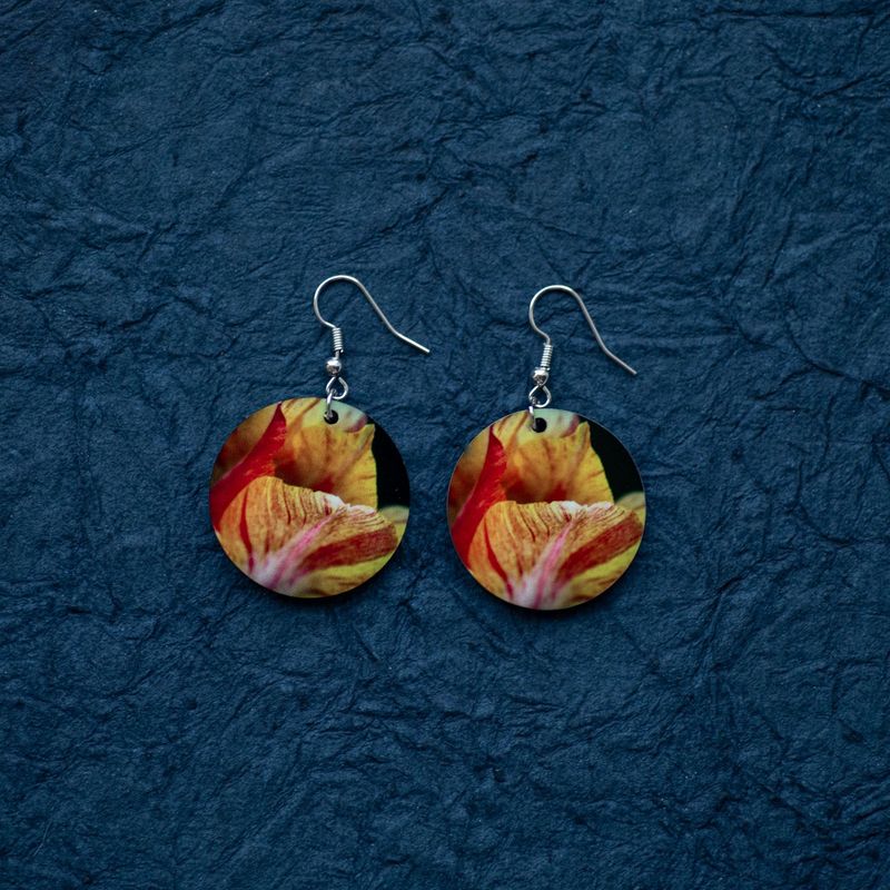 fiery ~ dangling earrings