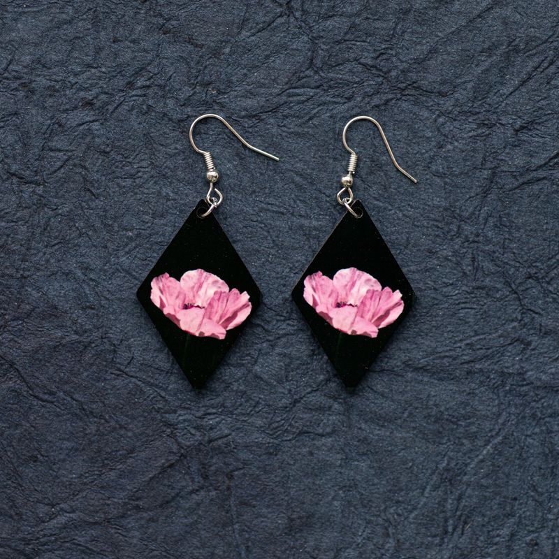 molten - diamond ~ dangling earrings