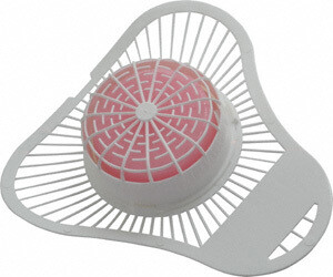 Urinal Screen with Air Freshener Deodorizer Block