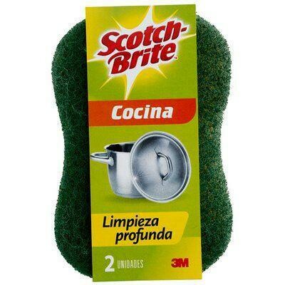 3M Scotch Brite Green Scrub With Sponge