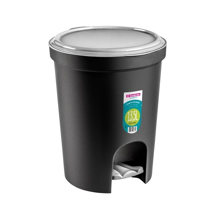 Trash Can with Pedal 13.5L
