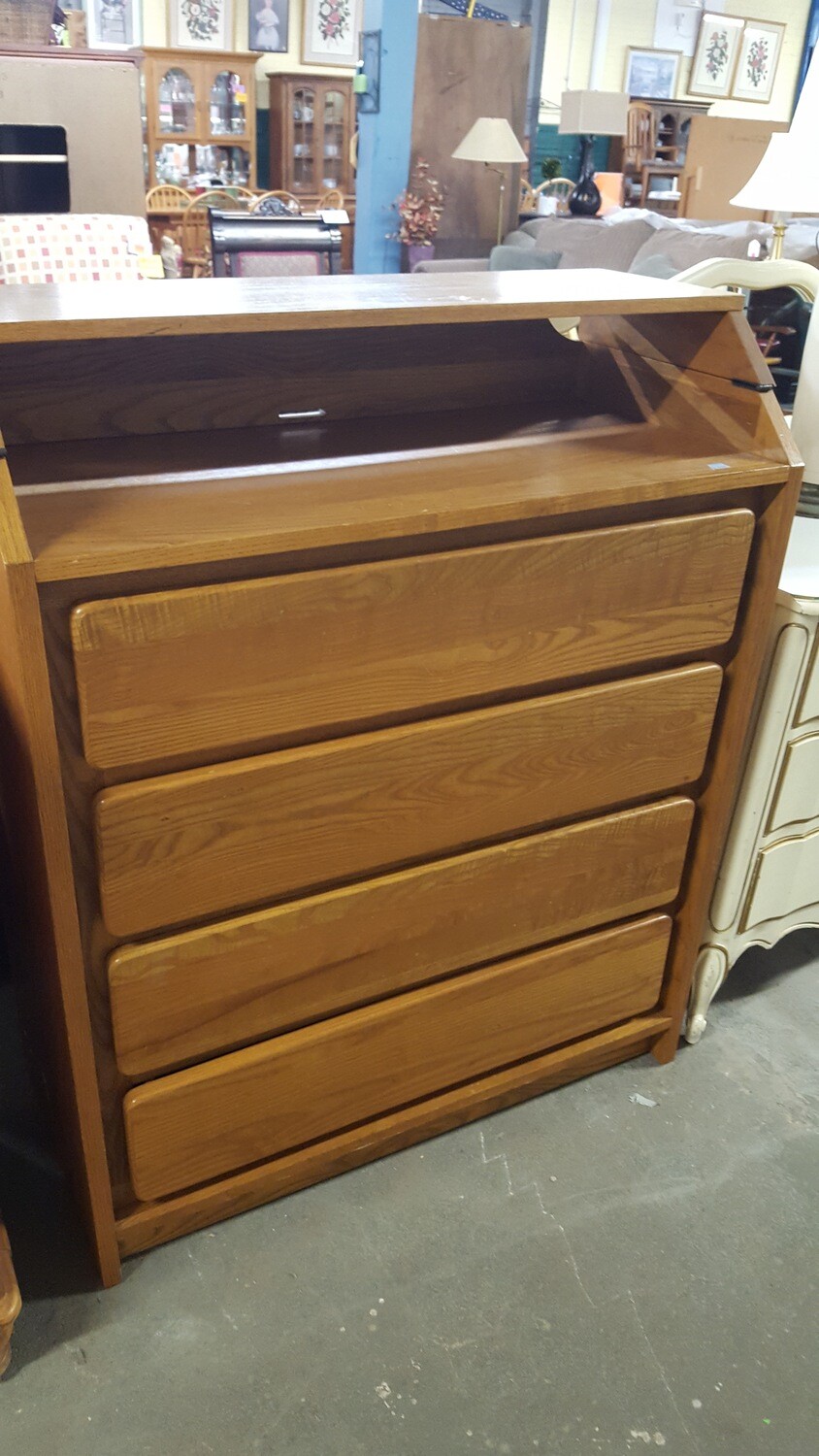 Solid Wood Baby Changing Dresser (B)