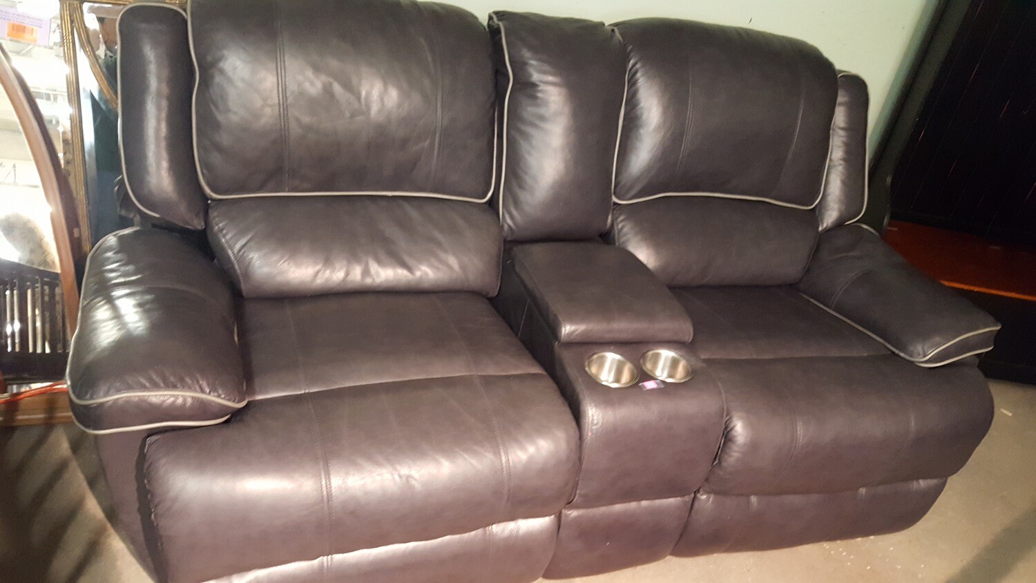 Home Theater Double Recliner Sofa (P)