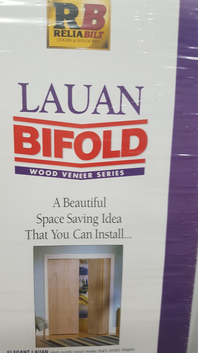 2 sets Luaun Bi-fold doors 24x79, NEW #2114