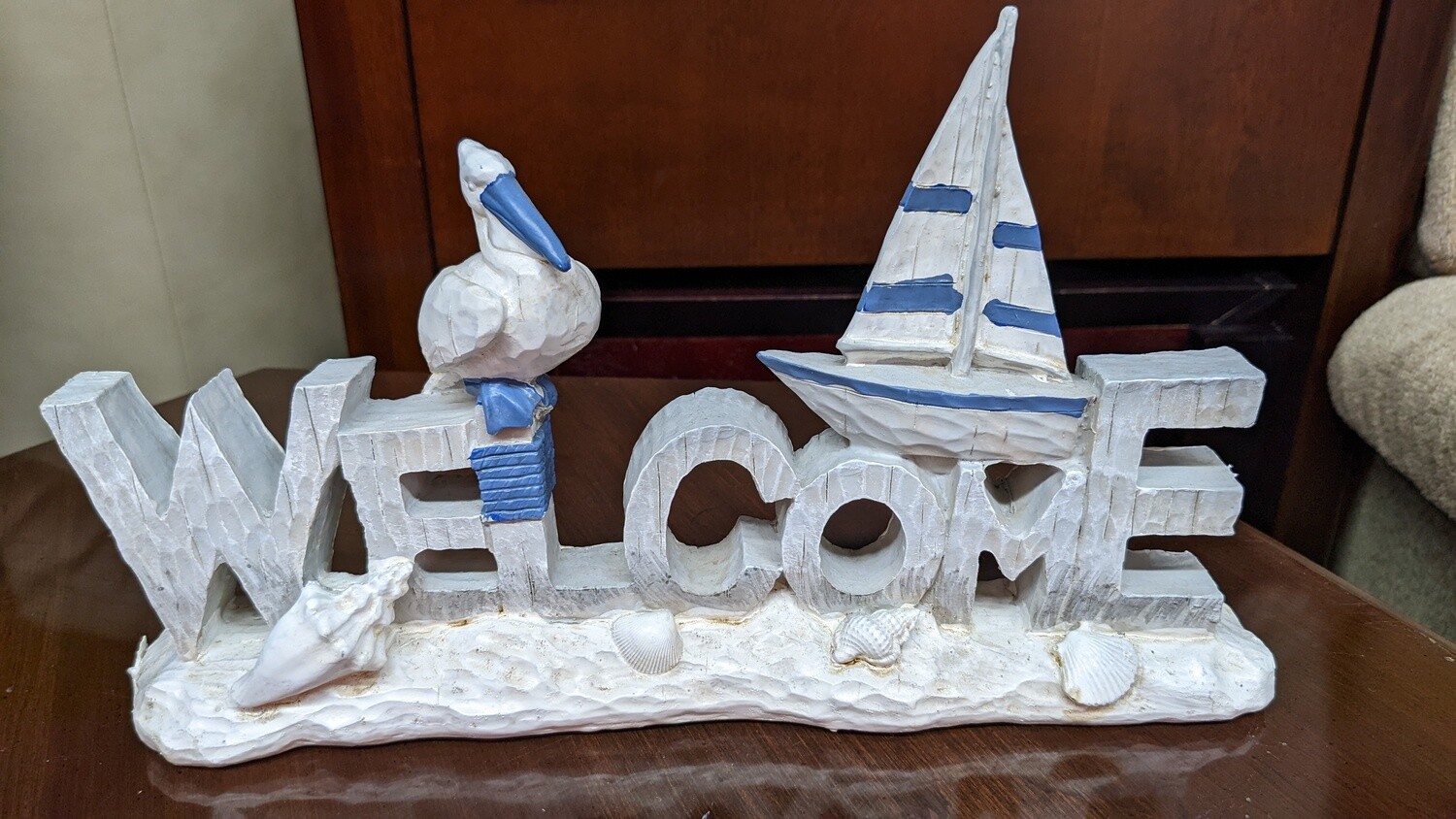 Pelican Welcome table-top decor #2314