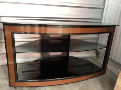 TV Stand with 3 glass shelves #1365
