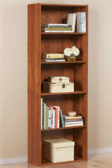 New 5-shelf Bookcase in box 2'w x 6'h #2198