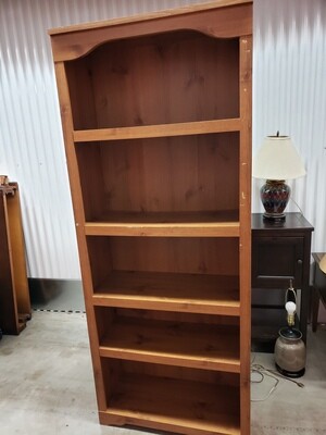 6 ft Bookcase, adjustable shelves #2324