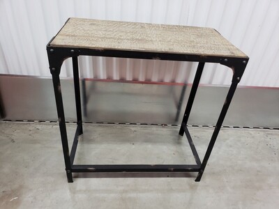 Weathered Wood Side Table, needs touch up #2322