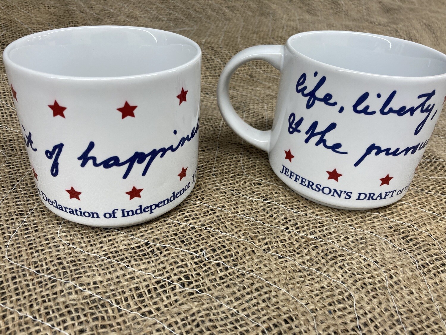 Set of mugs, Life, Liberty, Pursuit of Happiness #2314