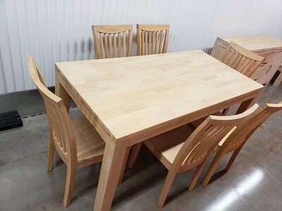 Red Oak Dining Set with 6 chairs #2199