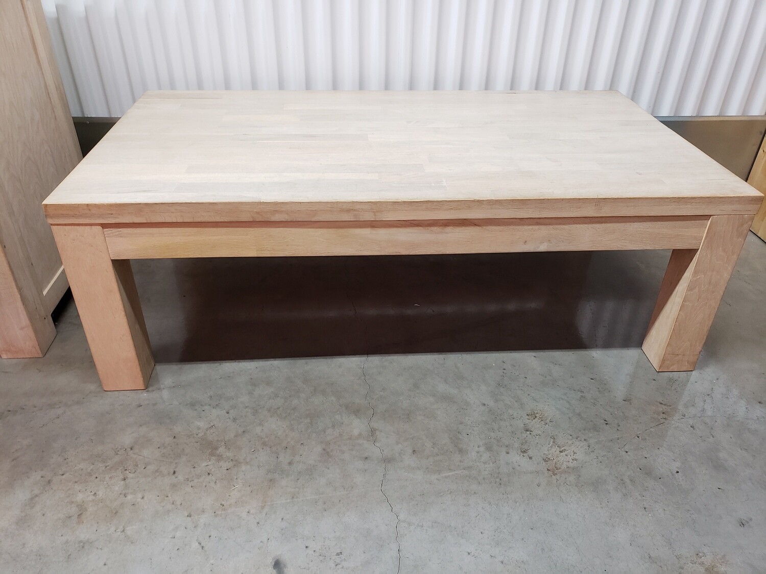 Red Oak Coffee Table, unfinished #2199