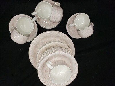 Mottled Pink 5-piece place setting for 7 #2314
