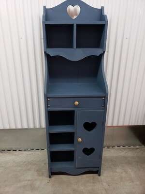 Small Country Blue Hutch #2322