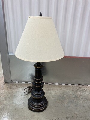 Black Table Lamp with gold accent #2009