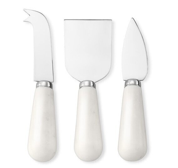 Marble-handled Cheese Knives #2314