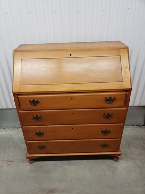 Vintage Maple Secretary Desk/Dresser #2213