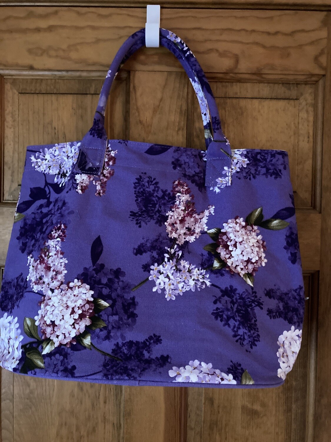 Punctuate Tote, Purple Floral #2314