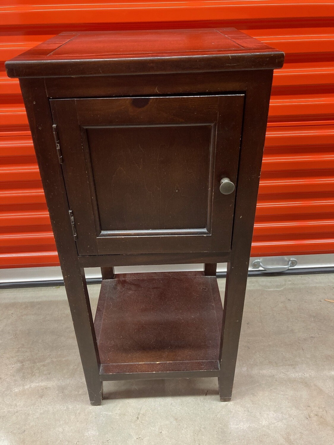 Small End Table with Storage Cubby #2324