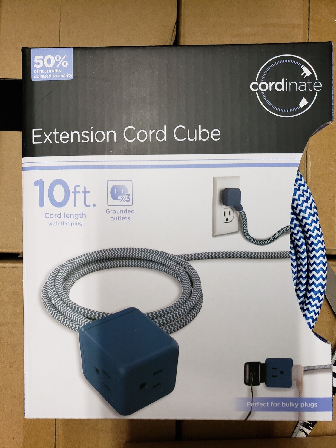 (2) 10 ft. Extension Cord Cubes, new #2314