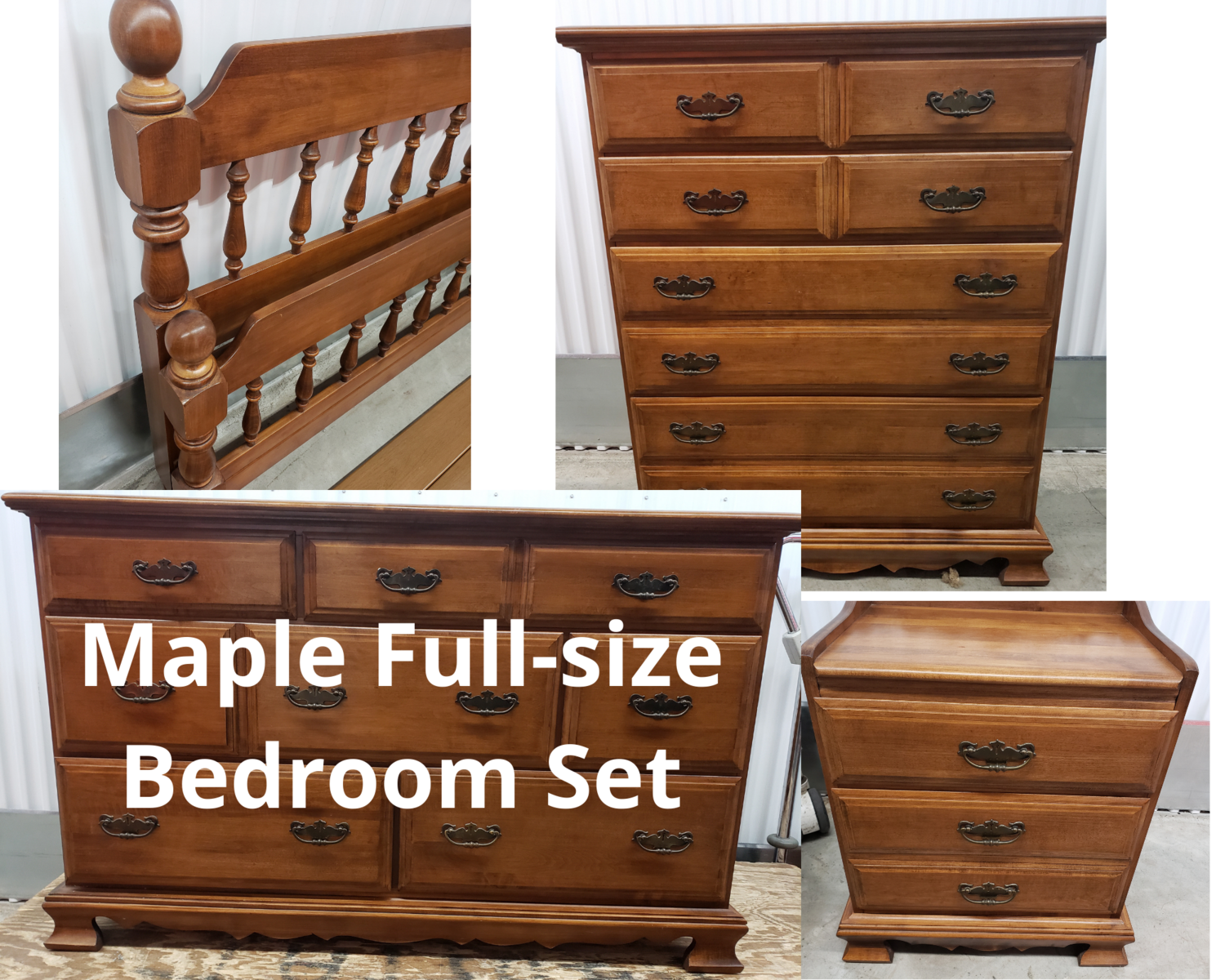Full-size Maple Bedroom Set #2349