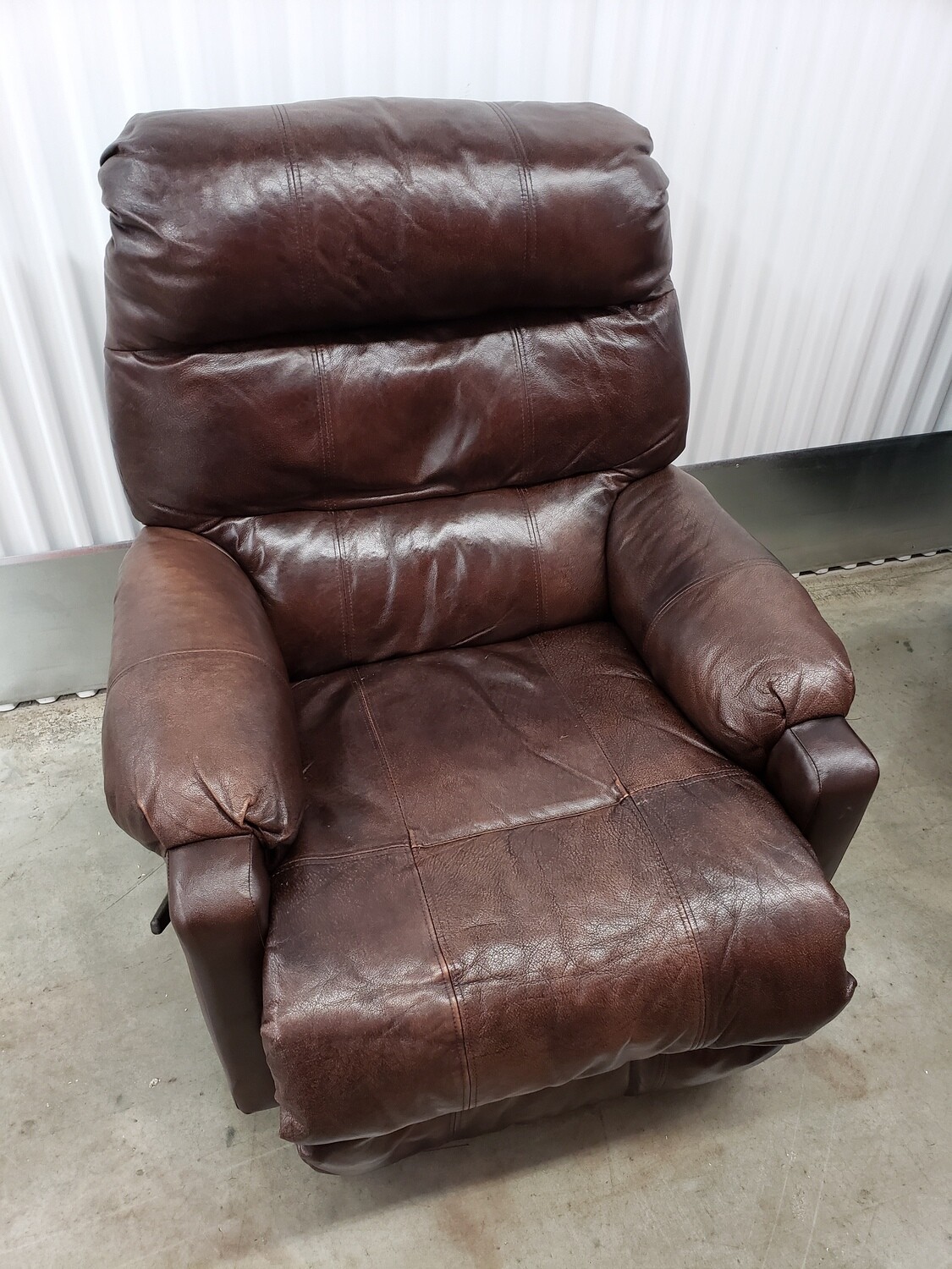 Slim Leather Recliner 32" wide #2118