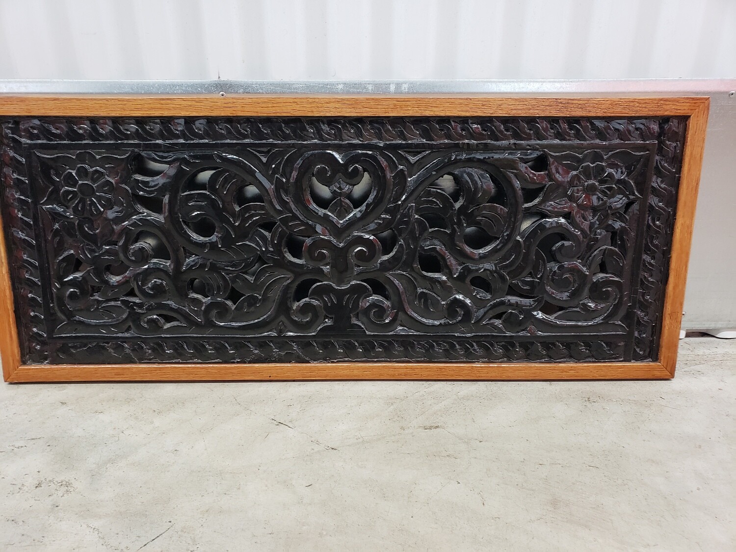 Black Carved wall art #2314