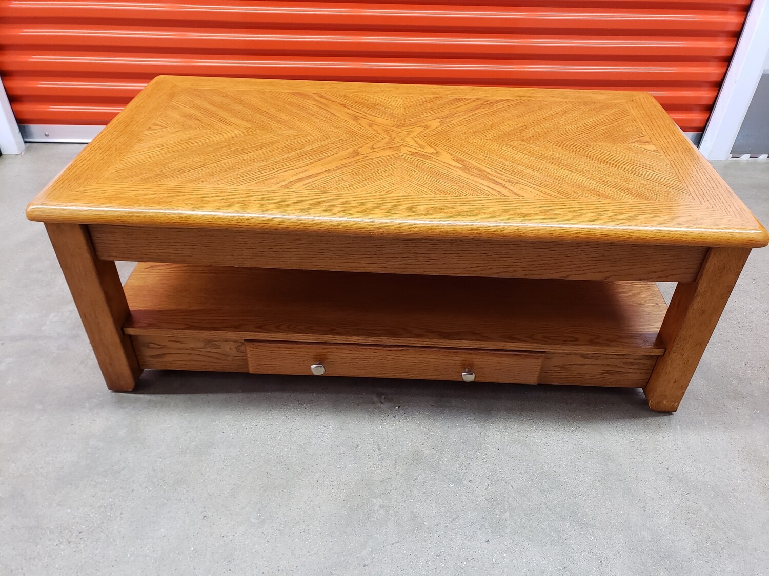 Oak Coffee Table with lift-top #2198