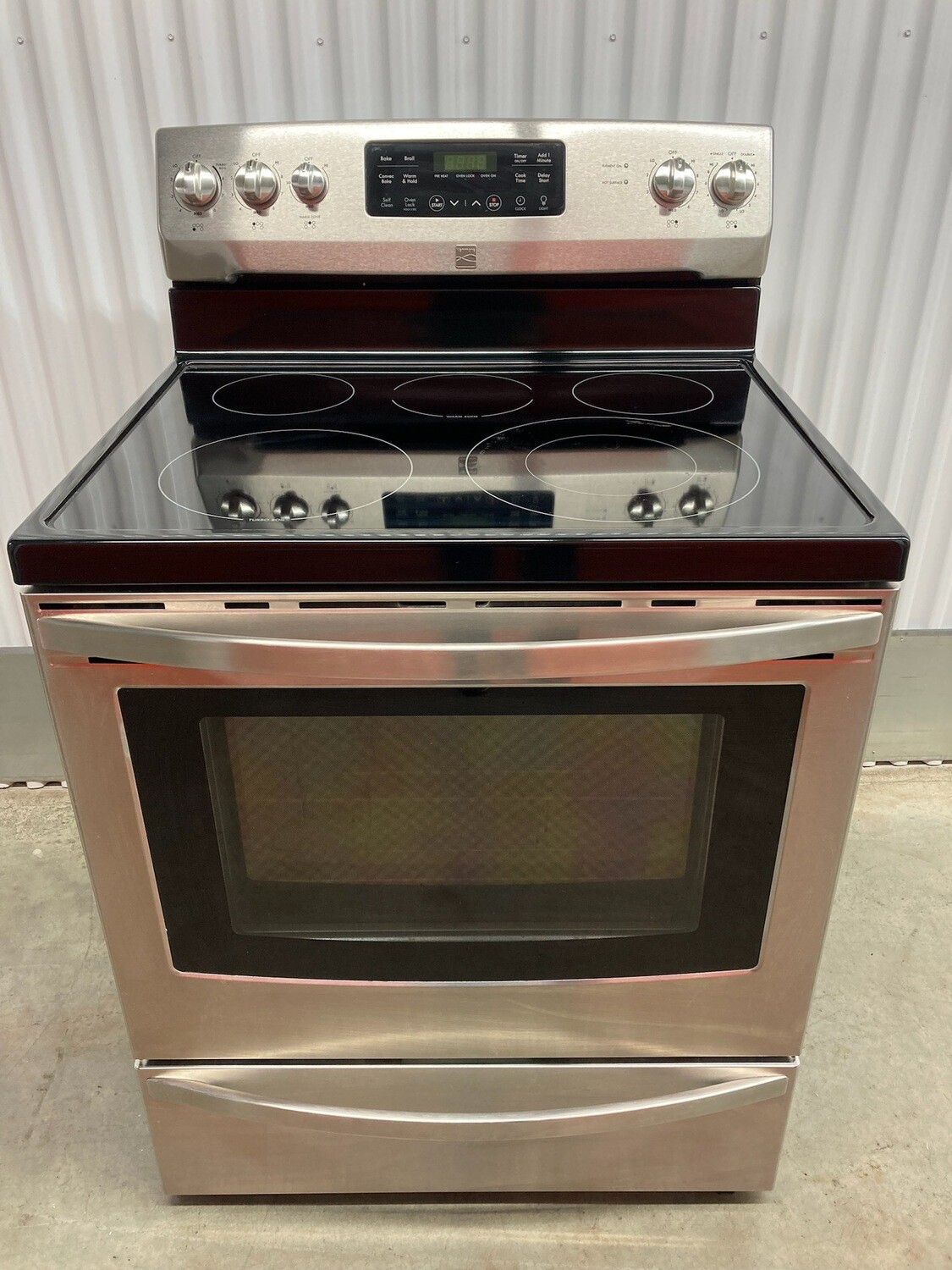 Kenmore Glasstop Stove, 5burner 2213