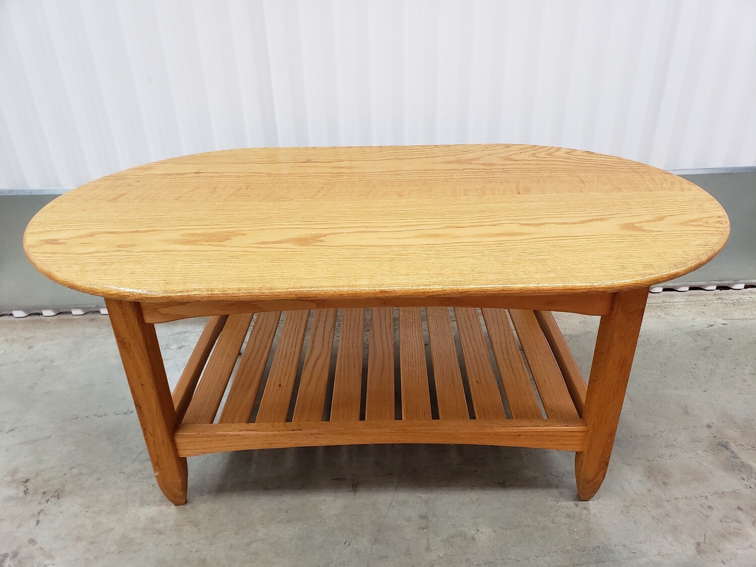 Oak Oval Coffee Table #2214
