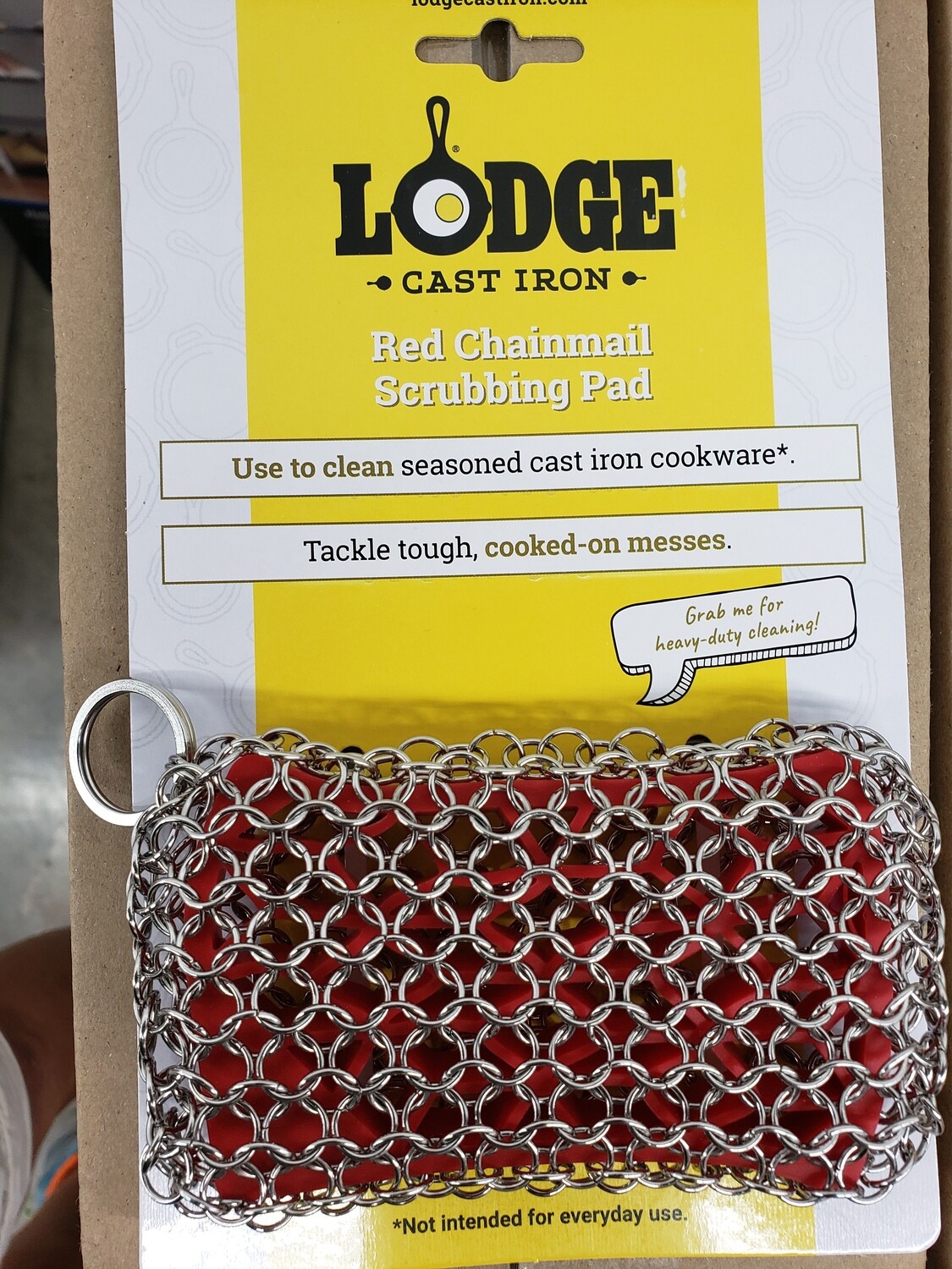 Lodge Chainmail Scrubbers (2), for cast iron pans #2314