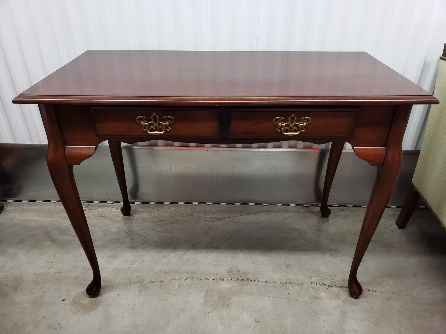 40" Desk, 1 drawer, dark cherry color #2213