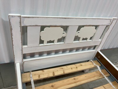 White IKEA "Lamb" Toddler Bed #2198