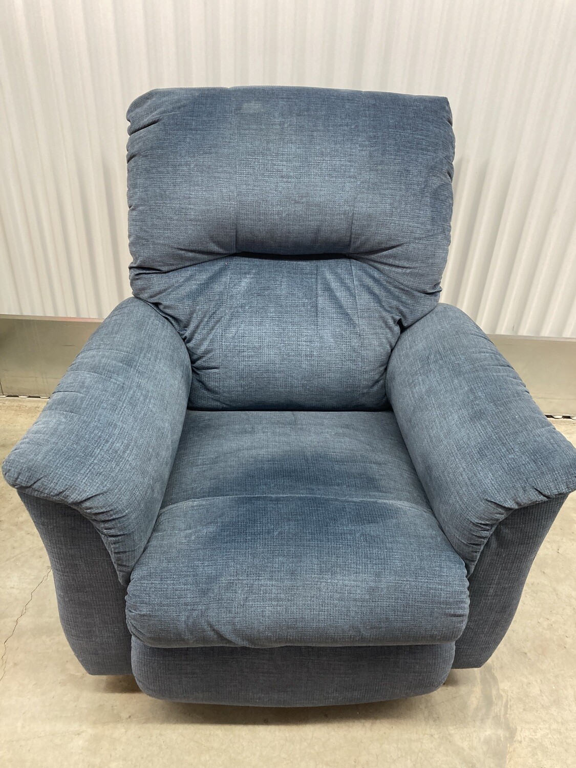 Blue LaZBoy Recliner 2199