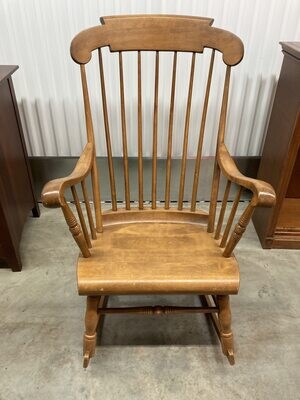 Vintage Maple Rocking Chair, S. Bent Bros. #2009