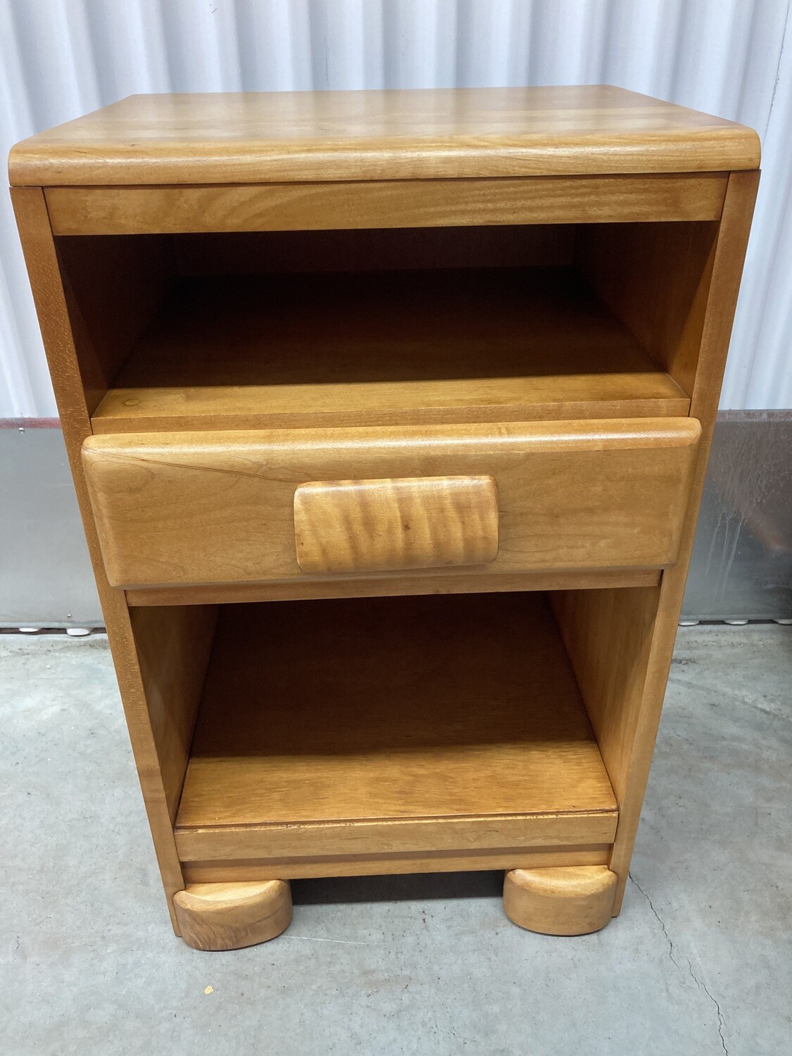 Vintage Maple Night Stand, refinished #2118
