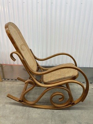 Bentwood Rocker, caned seat, excellent! #2188